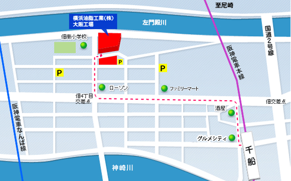 大阪事業所地図 CP付